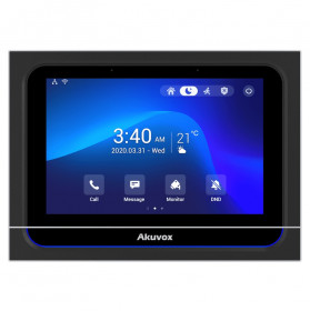 IP-відеодомофон з Wi-Fi 7" Akuvox X933W Black