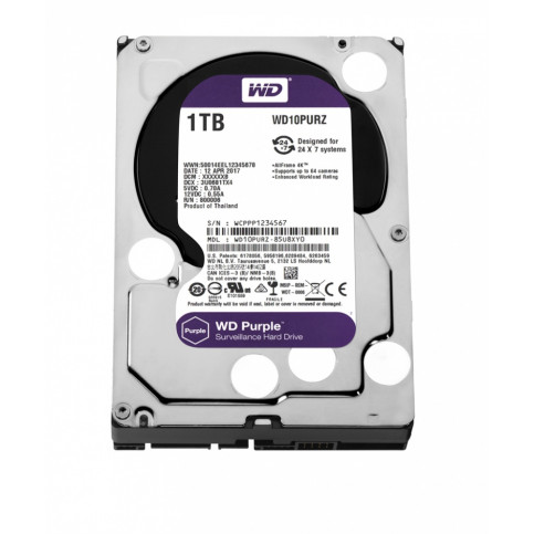 Жорсткий диск 1TB Western Digital WD10PURZ для відеоспостереження