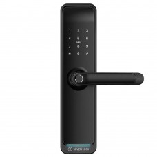 Розумний дверний біометричний замок SEVEN LOCK SL-7767BF black (без врізної частини)