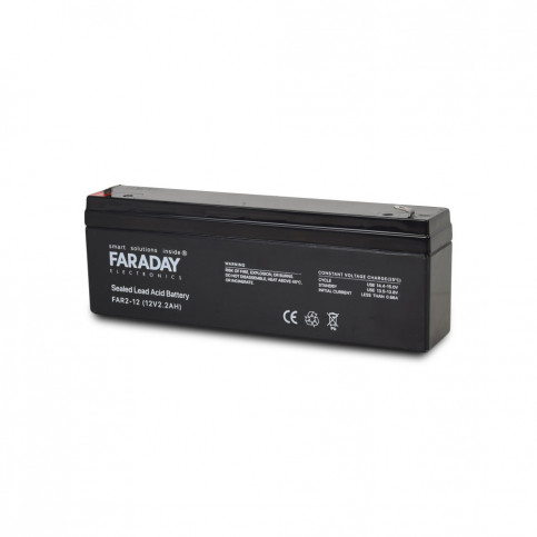 Акумулятор 12В 2А·год для ДБЖ Faraday Electronics FAR2-12