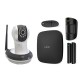 Комплект сигнализации Ajax StarterKit black + IP-видеокамера AI-361