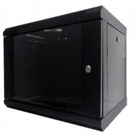 Шафа серверний Hypernet 9U 600 x 450 WMNC-9U-FLAT-BLACK для мережевого обладнання