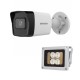 Комплект: IP-видеокамера 2 Мп Hikvision DS-2CD1023G2-IUF (2.8 мм) с встроенным микрофоном + ИК-прожектор Lightwell LW4-40IR60-12