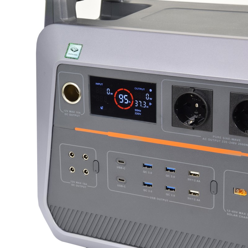 Зарядная станция CTECHI ST2000 мощностью 2000W/1536Wh