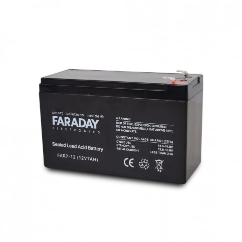 Акумулятор 12В 7А·год для ДБЖ Faraday Electronics FAR7-12