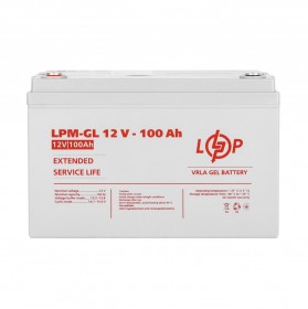 Акумулятор гелевий LogicPower 12В 100А·год (LPM-GL 12V - 100 Ah) GEL