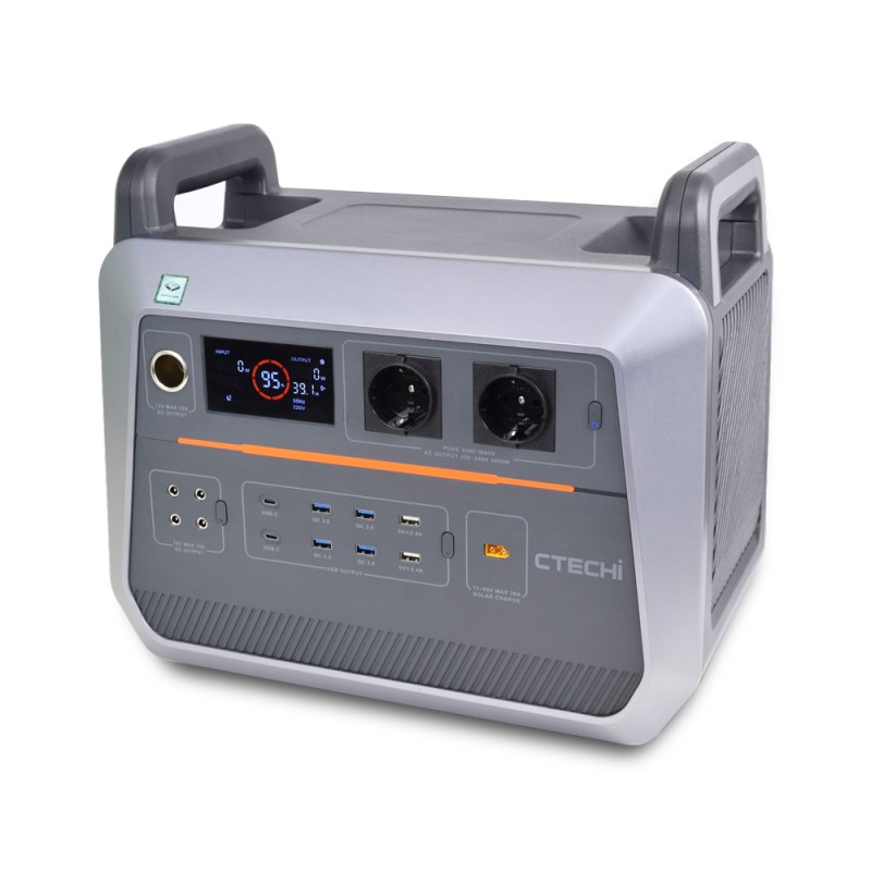 Зарядная станция CTECHI ST2000 мощностью 2000W/1536Wh