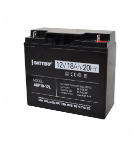 Акумулятор 12В 18А·год для ДБЖ I-Battery ABP18-12L