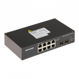 PoE-комутатор Hikvision DS-3T0510HP-E/HS 8-портовий некерований