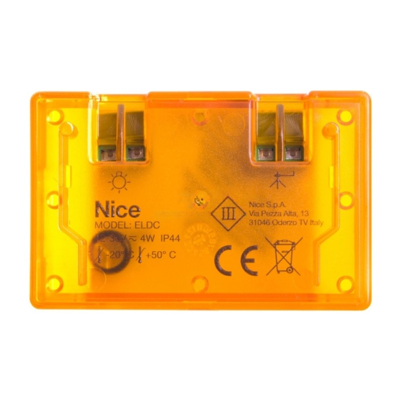 Сигнальна лампа Nice ELDC 12-36В з вбудованою антеною для воріт та шлагбаумів