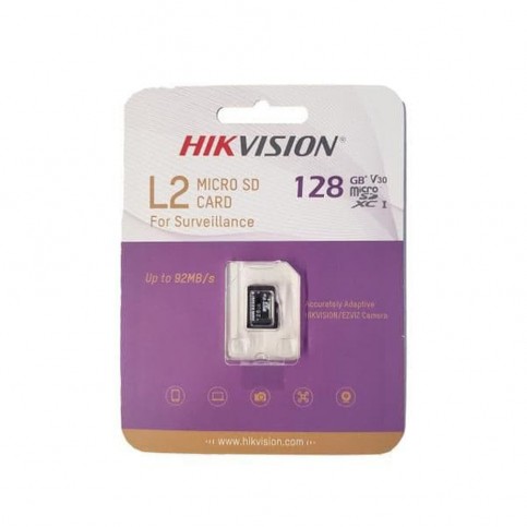 Карта пам'яті Hikvision HS-TF-L2/128G/P microSDXC 128GB Class 10