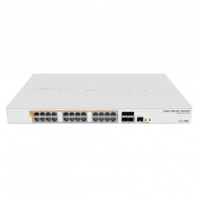 PoE-комутатор MikroTik CRS328-24P-4S+RM 28-портовий керований гігабітний