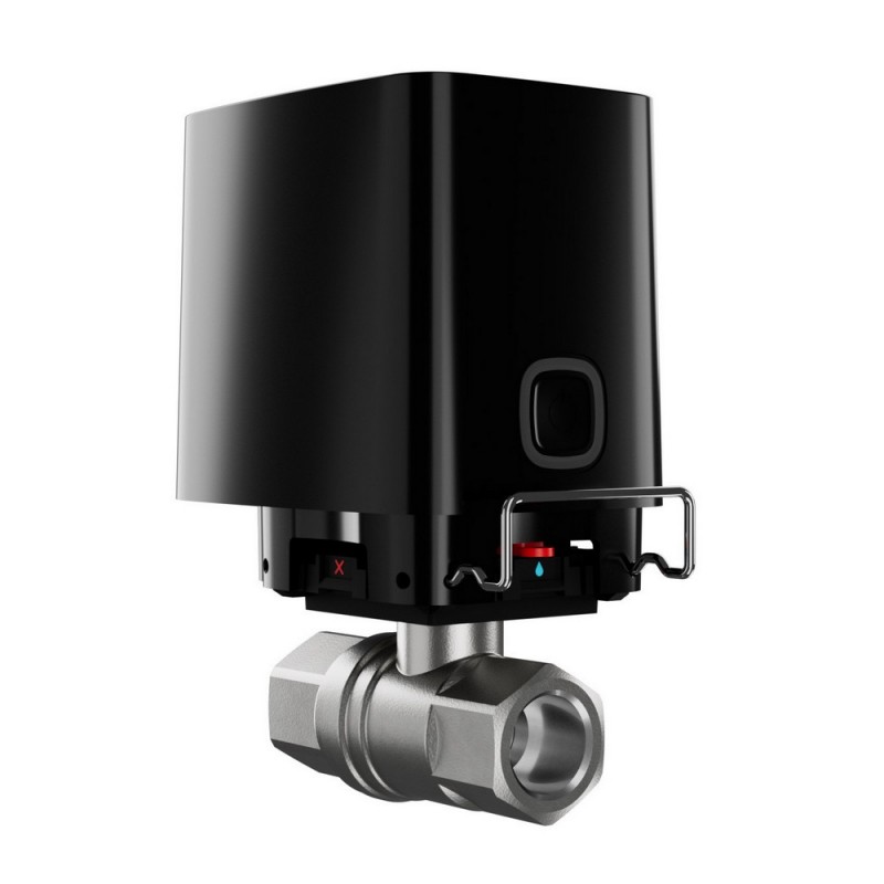 Комплект сигналізації та захисту від потопу Ajax StarterKit 2 Black + Ajax WaterStop 1" Black + у подарунок датчик затоплення Ajax LeaksProtect black