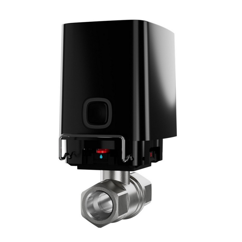 Комплект сигналізації та захисту від потопу Ajax StarterKit 2 Black + Ajax WaterStop 1" Black + у подарунок датчик затоплення Ajax LeaksProtect black