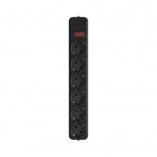 Мережевий фільтр GEMBIRD Power Cube SPG6-G-6B, кабель 1,8 м, 6 розеток