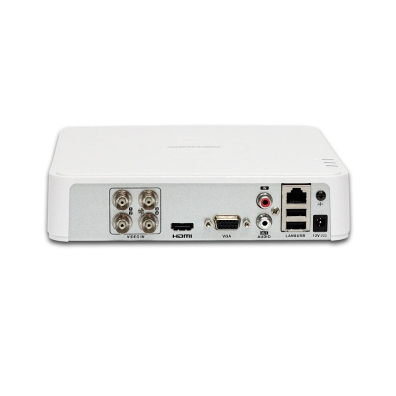 HD-TVI відеореєстратор 4-канальний Hikvision iDS-7104HQHI-M1/S(E) з підтримкою відеоаналітики для системи відеоспостереження