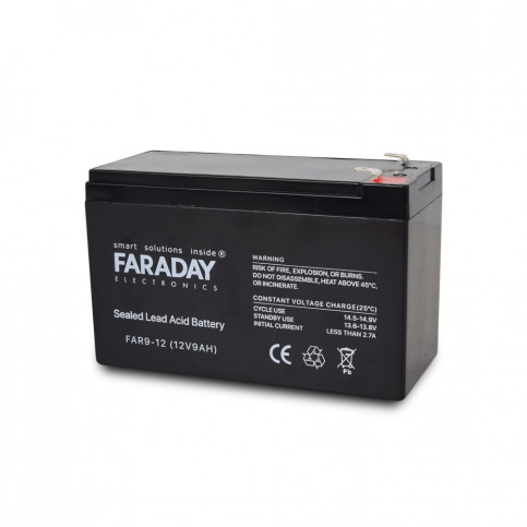 Акумулятор 12В 9А·год для ДБЖ Faraday Electronics FAR9-12