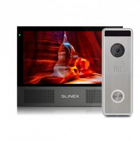 Комплект відеодомофона Slinex Sonik 7 Cloud black + Tantos Triniti HD