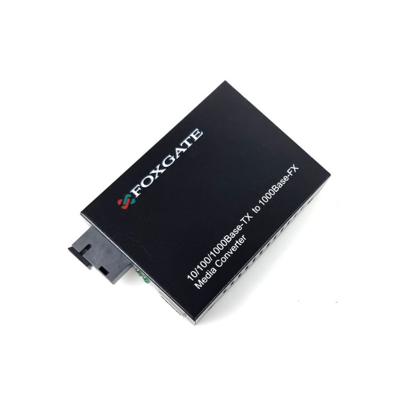 Медіаконвертер FoxGate EC-Q-1G-1SM-1550nm-20 км