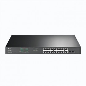 Комутатор TP-LINK TL-SG1218MP 16xGE/PoE+ 250W 2xGE 2xcomboGE/SFP 19" 1U