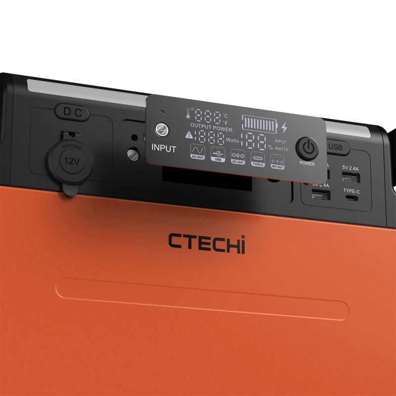 Зарядная станция CTECHi GT1500 мощностью 1500W/1210Wh