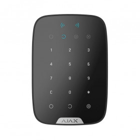 Бездротова сенсорна клавіатура Ajax Keypad Plus (8EU) UA black зі зчитувачем карток Pass і брелоків Tag