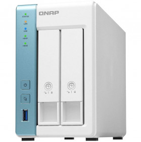 Система зберігання даних QNAP TS-231P3-4G з 2 відсіками для дисків, 4GB RAM, настільне виконання