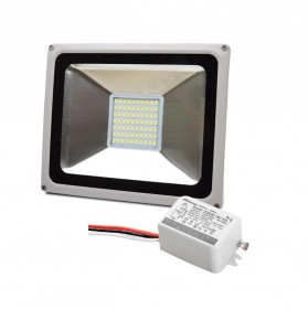 Комплект LED-прожектор Lightwell LW-50W-220 + Датчик руху з сенсором освітленості AMRS