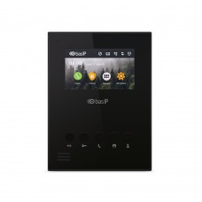 IP-відеодомофон 4.3" Bas-IP AU-04LAF Black з Wi-Fi