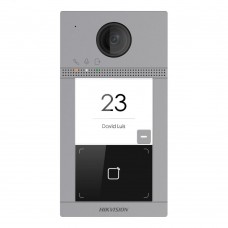 IP-відеопанель 2 Мп з Wi-Fi на 1 абонента Hikvision DS-KV8113-WME1(C) для IP-домофонів