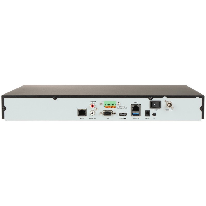 IP-відеореєстратор 16-канальний Hikvision DS-7616NXI-I2/S(E) з розпізнаванням облич для систем відеоспостереження