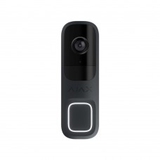 Відеодзвінок Ajax DoorBell graphite з вбудованим штучним інтелектом, ІЧ-сенсором та керуванням у застосунках