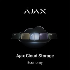 Ajax Cloud Storage Economy (1 камера, 1500 хвилин, 30 днів): захищене хмарне сховище для зберігання подій із пристроїв відеоспостереження Ajax