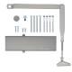 Доводчик CISA C1510.03.0.97 Professional Plus2 STD до 80 кг FIRE серый