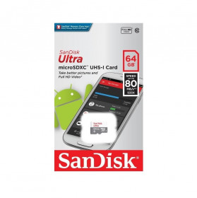 Карта пам`яті з адаптером SanDisk SDXC 64GB UHS-I SDSQUNR-064G-GN3MA