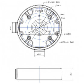 Комутаційний бокс Dahua PFA139