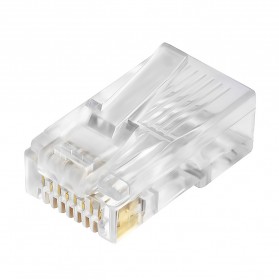 Конектор RJ 45 Merlion (RJ45ML-100-CAT6/17265) Cat. 6 UTP, 100 шт/уп