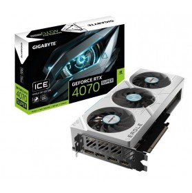 Відеокарта GF RTX 4070 Super 12GB GDDR6X Eagle OC Ice Gigabyte (GV-N407SEAGLEOC ICE-12GD)