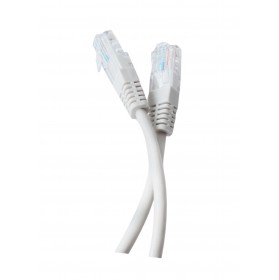 Патч-корд литий Tecro UTP-RJ45-0300, RJ45, Cat.5e, 3m, сірий