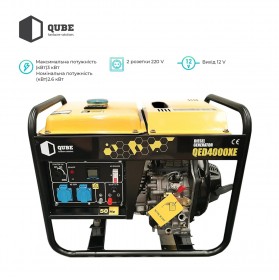 Генератор дизельний Qube QED4000XE