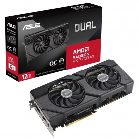 Відеокарта AMD Radeon RX 7700 XT 12GB GDDR6 Dual OC Asus (DUAL-RX7700XT-O12G)