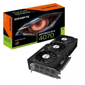 Відеокарта GF RTX 4070 12GB GDDR6X Windforce Gigabyte (GV-N4070WF3-12GD)