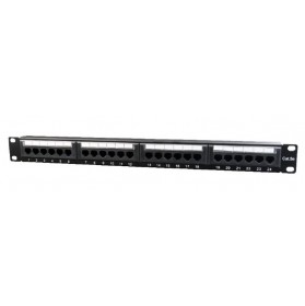 Патч-панель Cablexpert (NPP-C524CM-001) 19" 24 порта, UTP, cat.5e