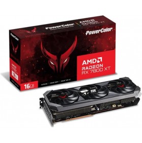 Відеокарта AMD Radeon RX 7800 XT 16GB GDDR6 Red Devil PowerColor (RX 7800 XT 16G-E/OC)