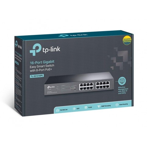 Комутатор TP-LINK TL-SG1016PE