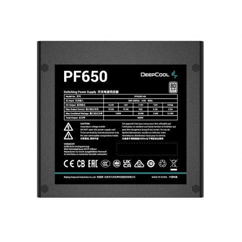 Блок живлення DeepCool PF650 (R-PF650D-HA0B-EU) 650W