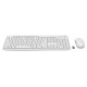 Комплект (клавiатура, миша) бездротовий Logitech MK295 Combo White USB (920-009824)