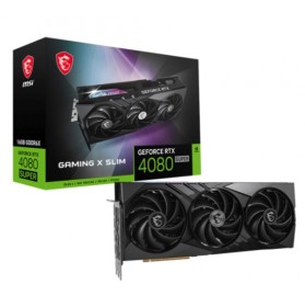 Відеокарта GF RTX 4080 Super 16GB GDDR6X Gaming X Slim MSI (GeForce RTX 4080 SUPER 16G GAMING X SLIM)