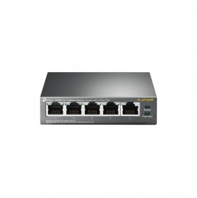 Комутатор TP-Link TL-SF1005P (1хFE, 4xFe PoE, max 53W)