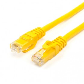 Патч-корд UTP Atcom RJ45, Cat.6, мідь, 3 м, жовтий